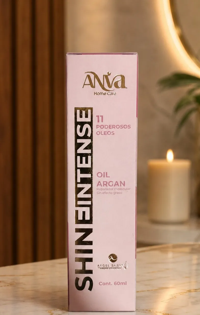 Aceite Aniva Shineintense Oil Argan de 60 ml.